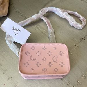 Christian louboutin radioloubi pink rosy camera bag crossbody $1250